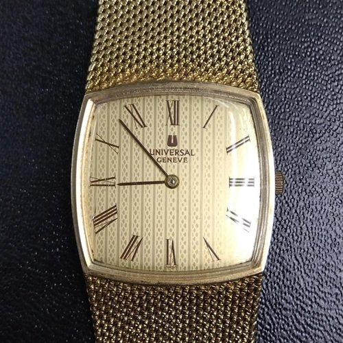 久しぶりの金無垢時計とスイス名門時計ブランド ユニバーサル
