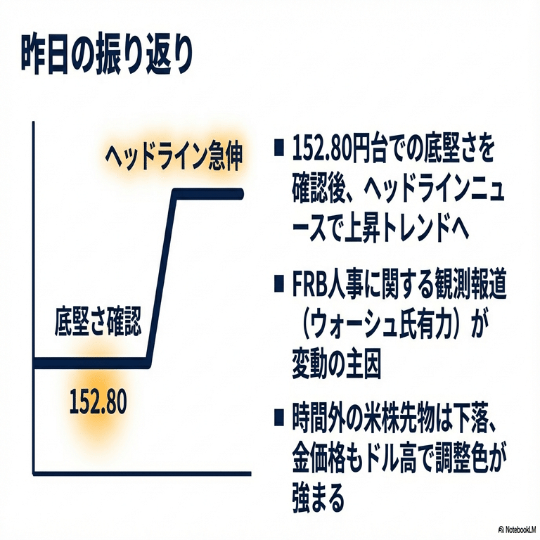 1/30】ドル円は「タカ派ショック」で急伸！154円台目前、週末リスクに警戒｜yupi