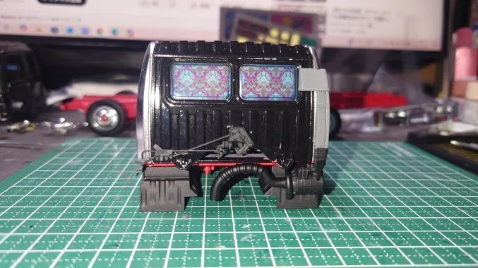 デコトラ】 フジミ 1/32 日野クルージングレンジャー冷凍車 製作③