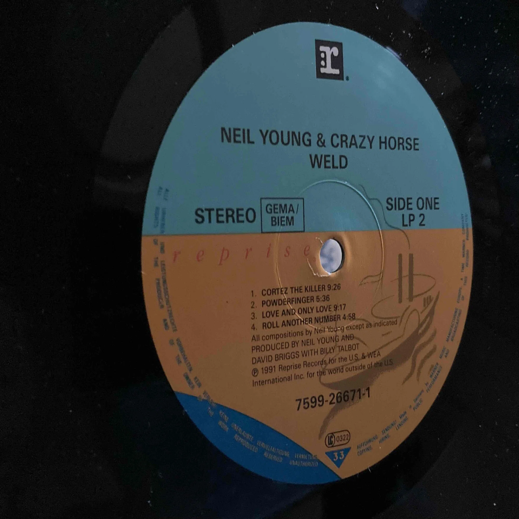 Neil Young ＆ Crazy Horse [ Weld ] EU Reprise-7599-26671-1 