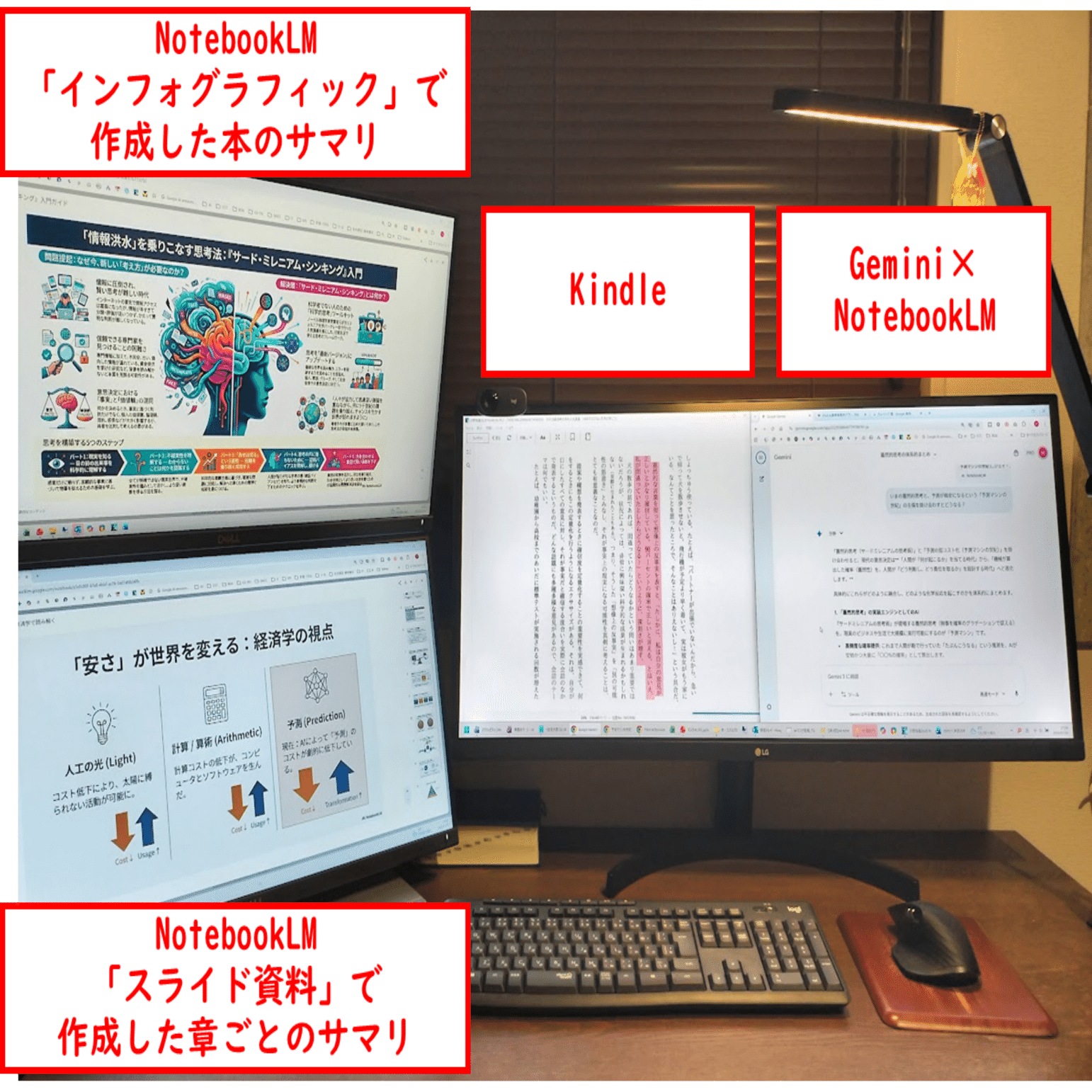Gemini×NotebookLM×マルチディスプレイの読書術｜川野裕義｜Vポイント