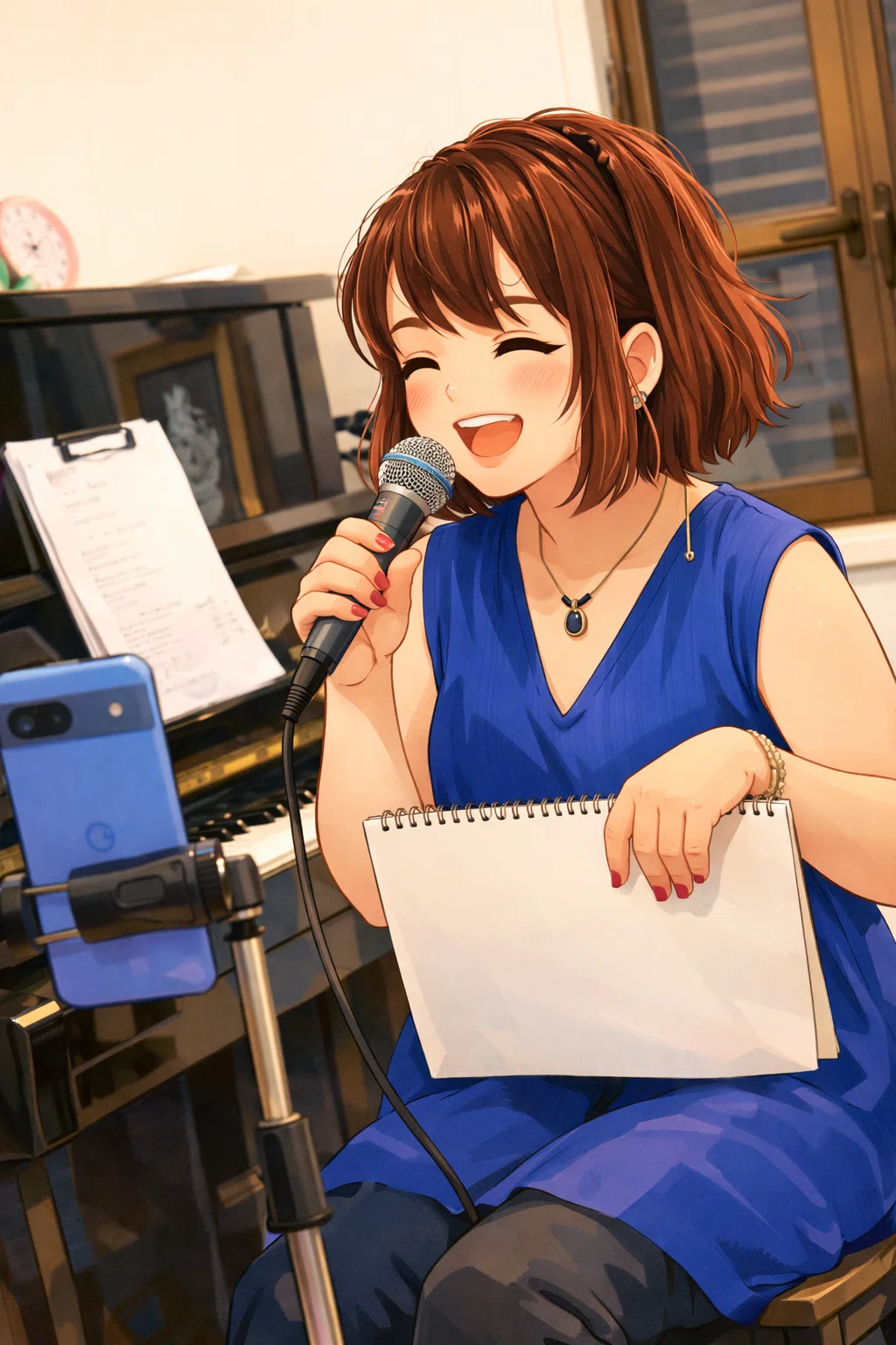 ChatGPTで私のイラストを作ってもらった。｜八風（やふぅ)✨シンガー
