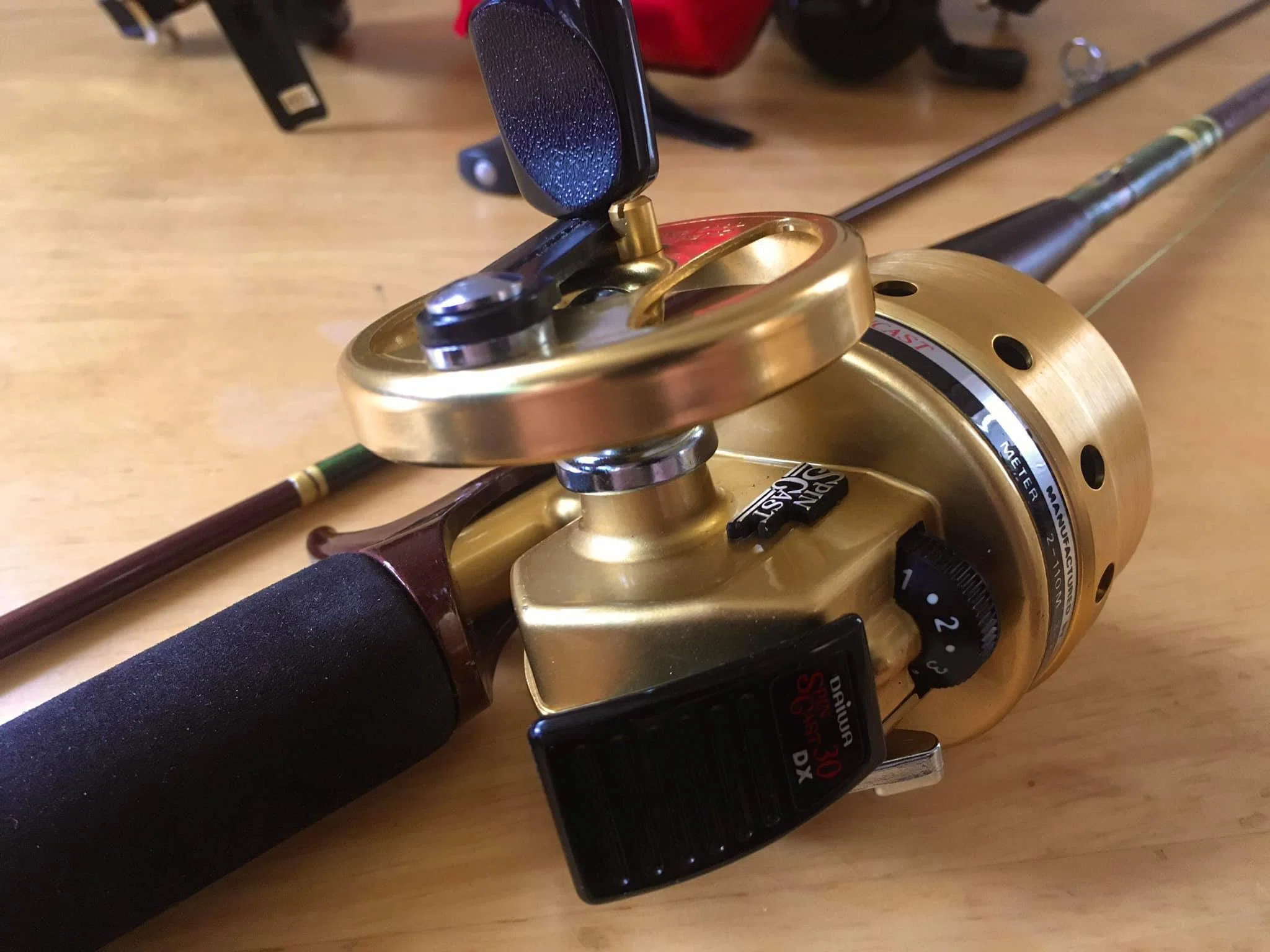 🎣オールドフィッシングタックル048 輪っかつき ~ Daiwa Spincast 30DX