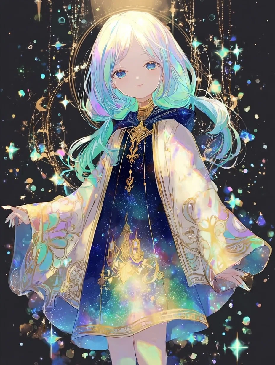 神秘的な魔法少女を作る｜AIイラスト｜生成AI｜Midjourney｜note
