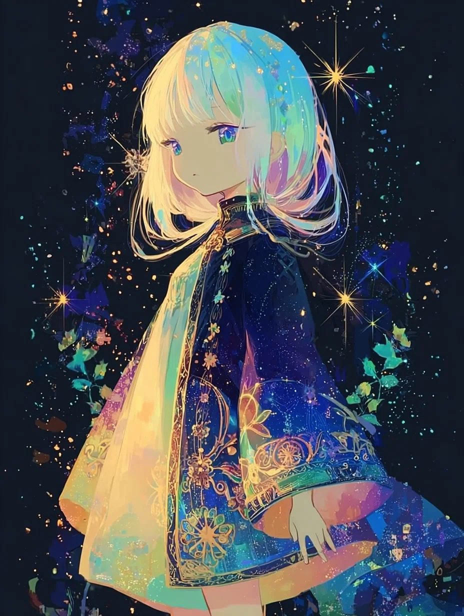 神秘的な魔法少女を作る｜AIイラスト｜生成AI｜Midjourney｜note