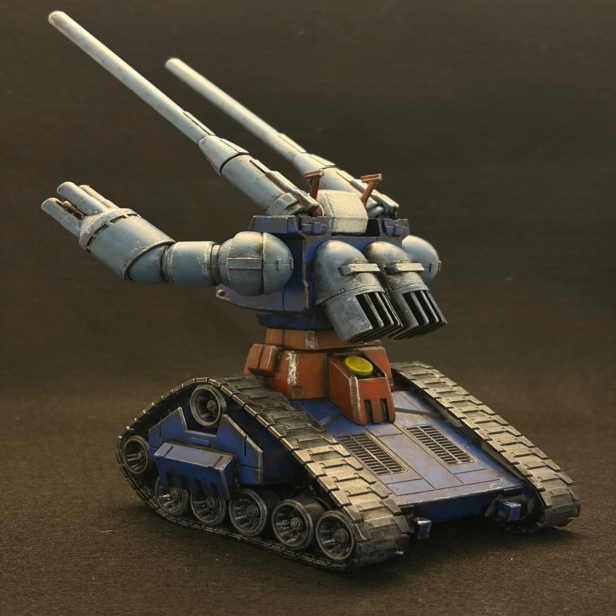 ガンタンク完成】 ガンダム、ガンキャノンと質感を揃えて｜とうと 