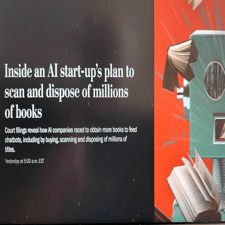 あなたの紙の書籍は既にコピペされていた―Anthropic和解の裁判記録から判った村上春樹、川上未映子、小川洋子、茂木健一郎...日本人作家も入っていた｜Jun  Ikematsu / 池松潤