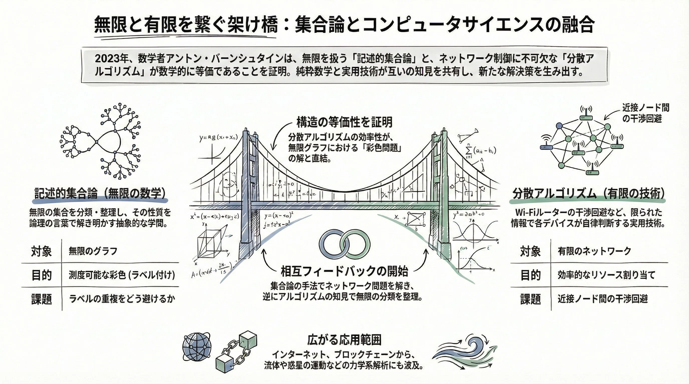 無限と有限を繋ぐ橋――集合論とコンピュータサイエンスの驚きの接点