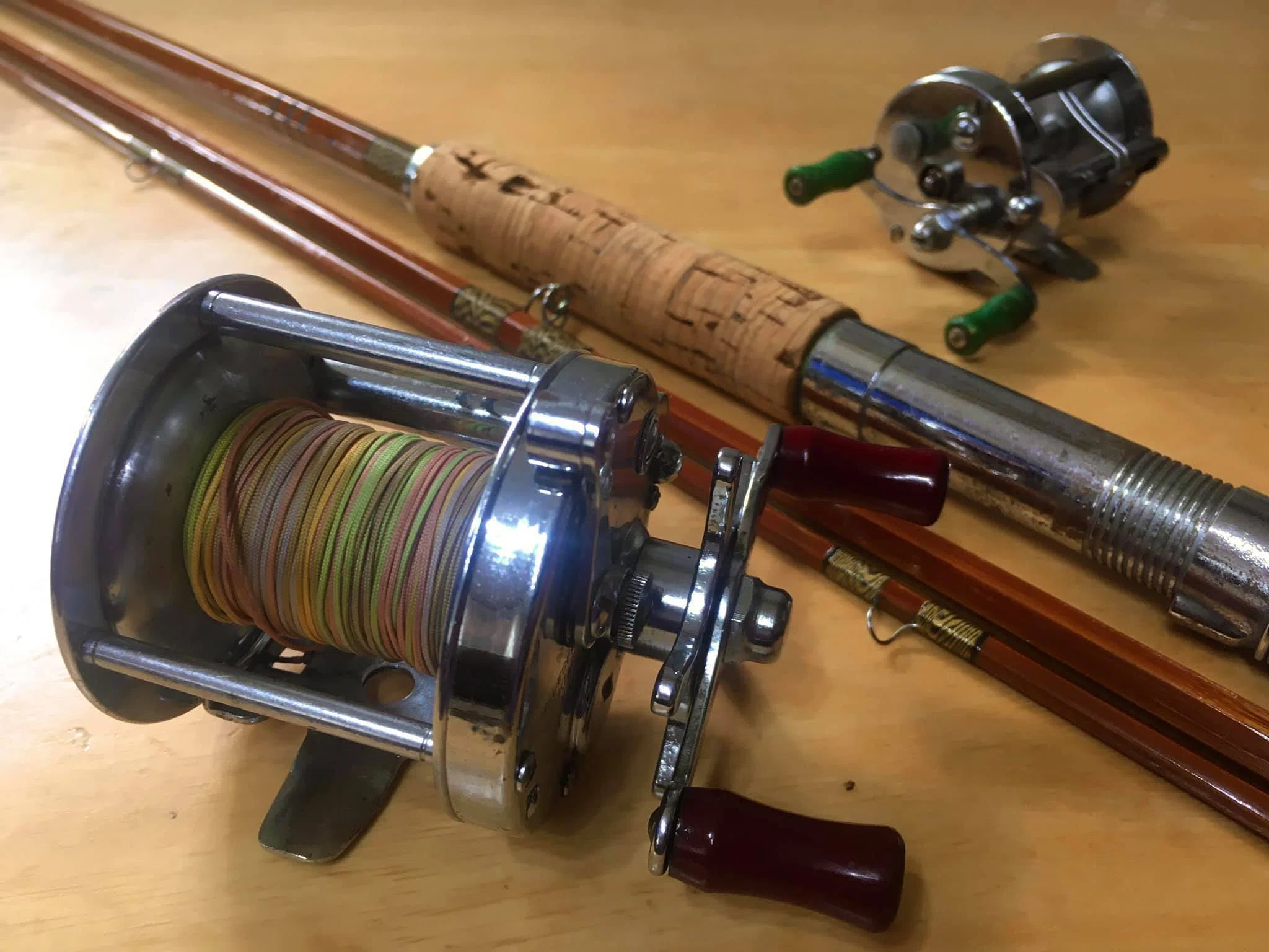 🎣オールドフィッシングタックル049 伊達なレバーは何のため