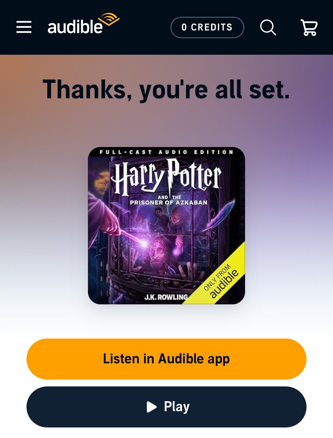 Audible】ハリー・ポッターシリーズの朗読ドラマ（再度、大改訂しま