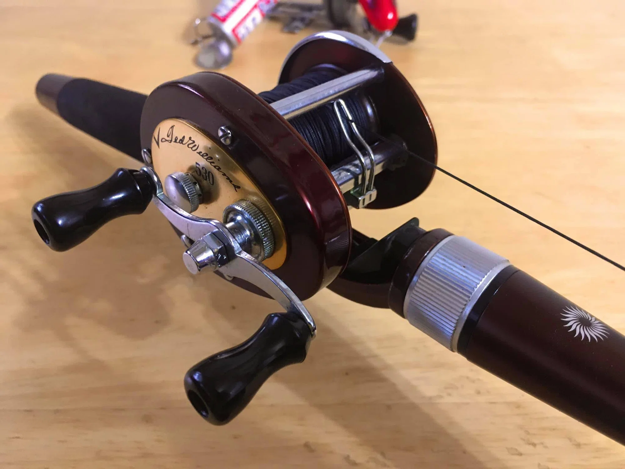 Old Fishing Tackle 050: Major League Legend ~ TED WILLIAMS 530 (Model 535.31154) ~fish-BON-fire Old Fishing Tackle 050: Major League Legend ~ TED WILLIAMS 530 (Model 535.31154) ~fish-BON-fire