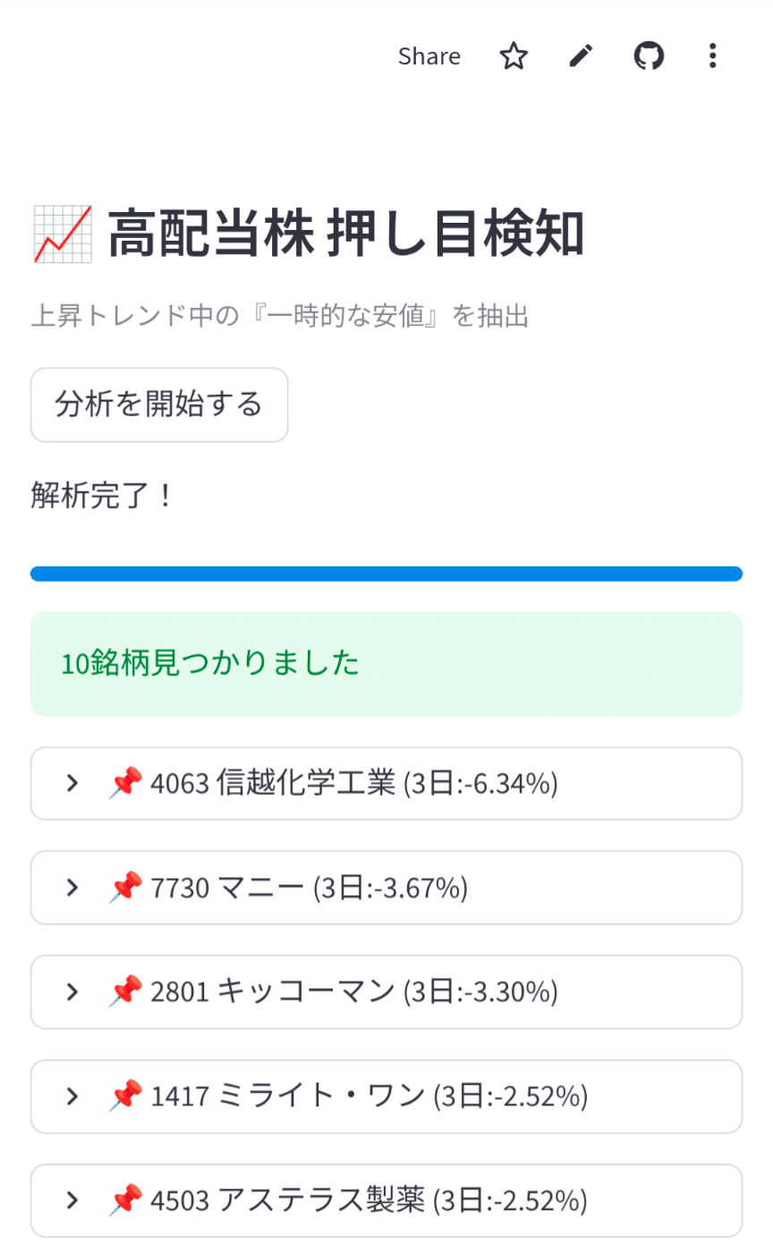 株アプリの「痒いところ」をAIで解決。知識ゼロからStreamlitで銘柄検知ツールを自作した話｜宮下大輝