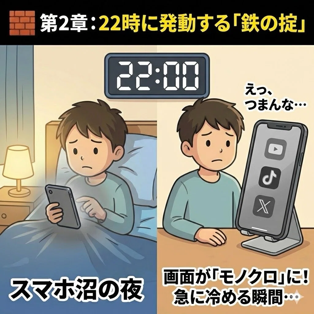 夜22時、僕のiPhoneは「ただの板」になる。🧱🌙 スマホに支配された夜