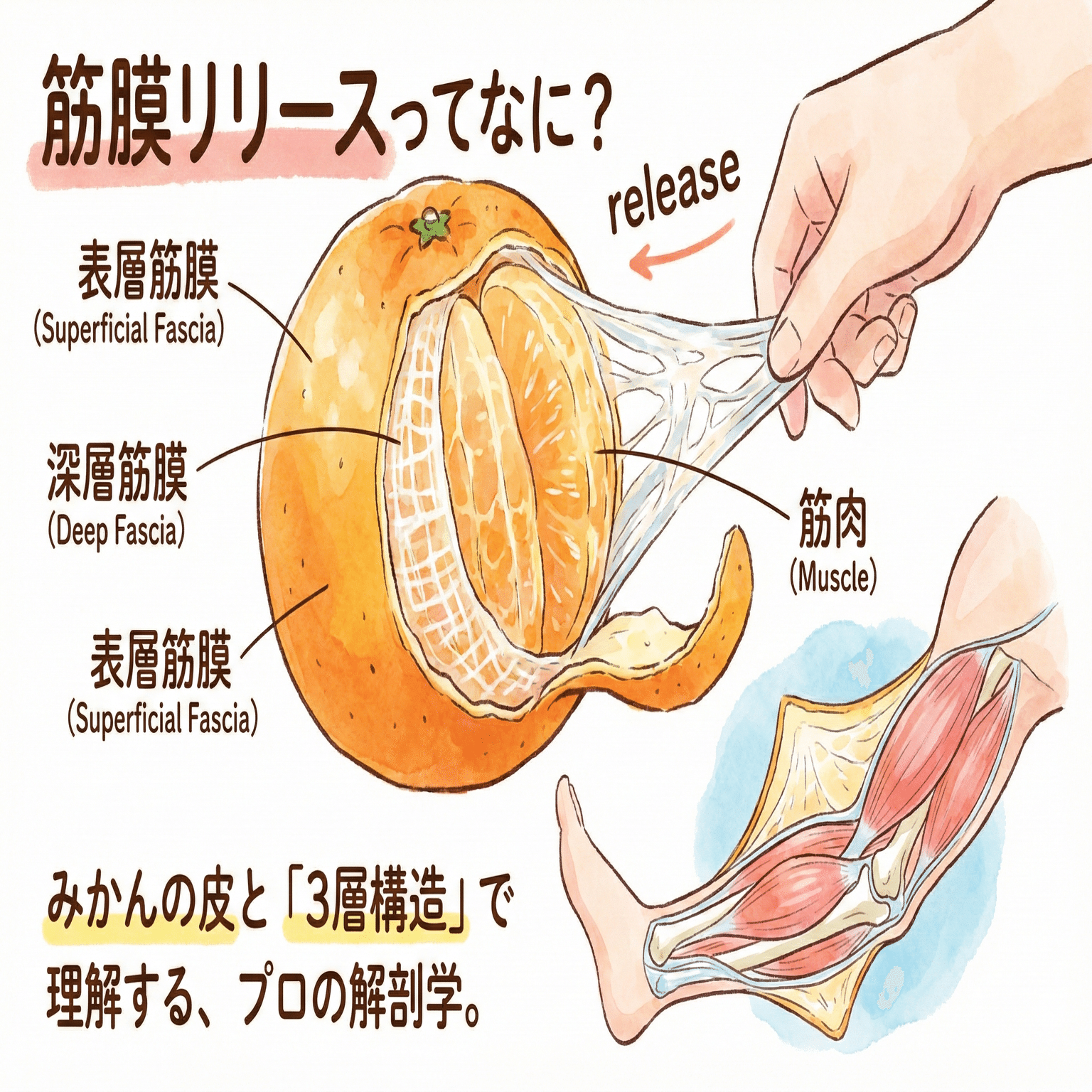 【ふみりん】人の生きた筋膜の構造 人の生きた筋膜の構造 内視鏡検査を通して示される細胞外マトリックス