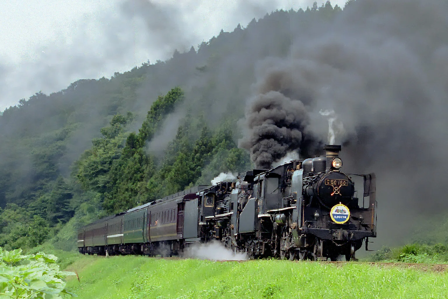 v209, Yamaguchi Line: C57+C56 Double-Header (2001)｜ひろやん