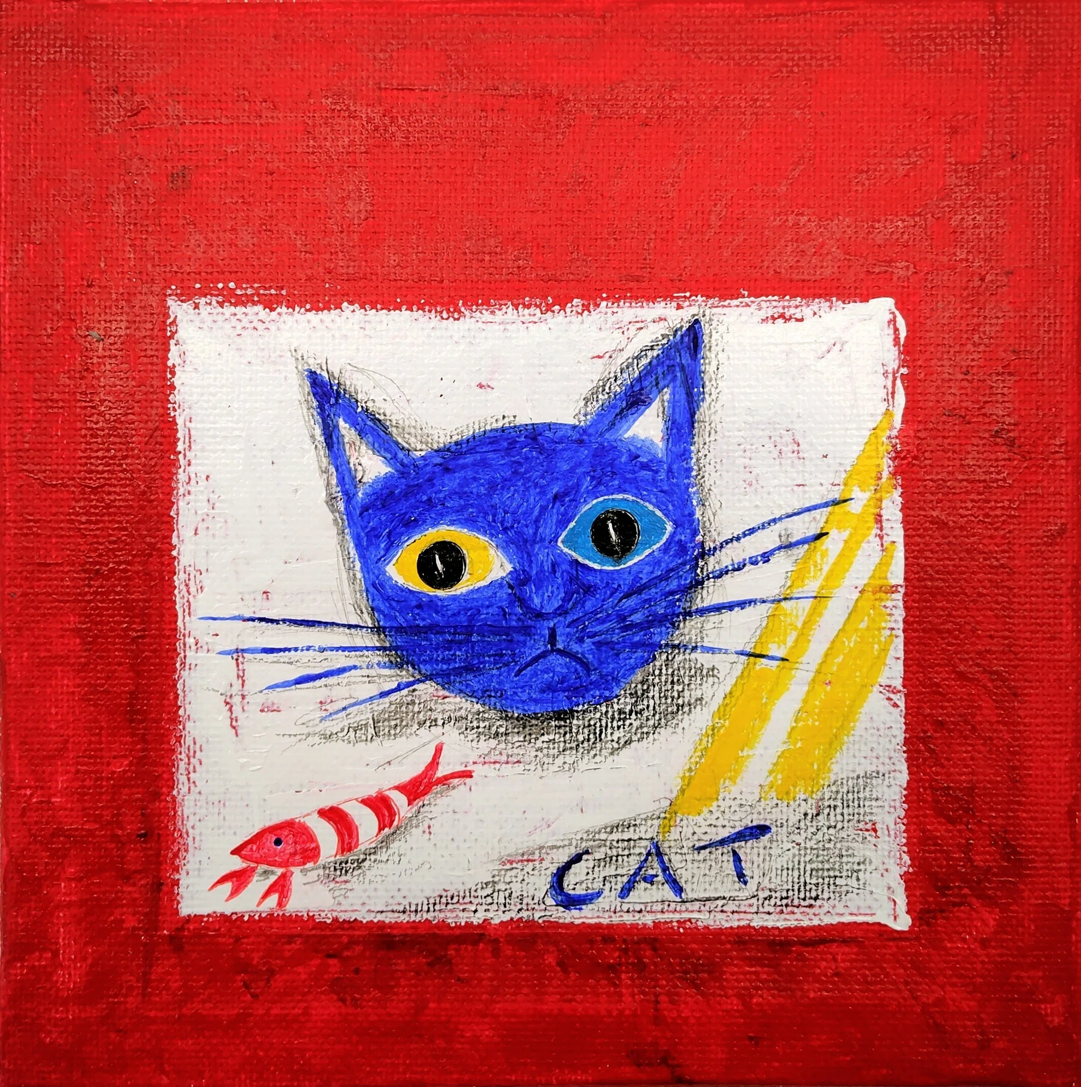 青い猫」｜art_hiroaki 工房