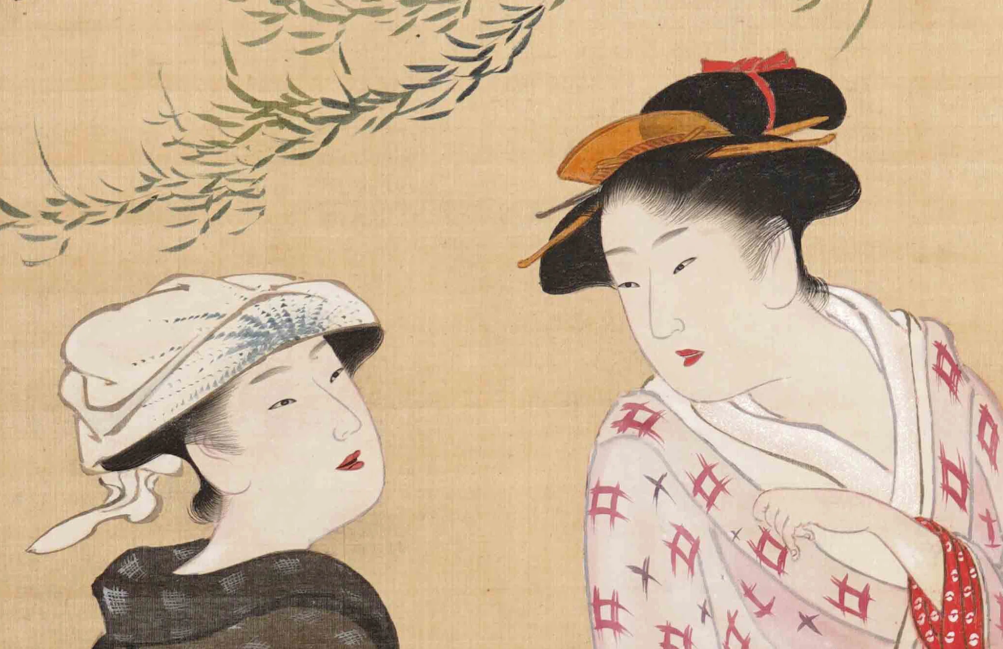 熟覧！ 歌川豊広「楼上の芸妓図」作品と表装 附、年代推定について