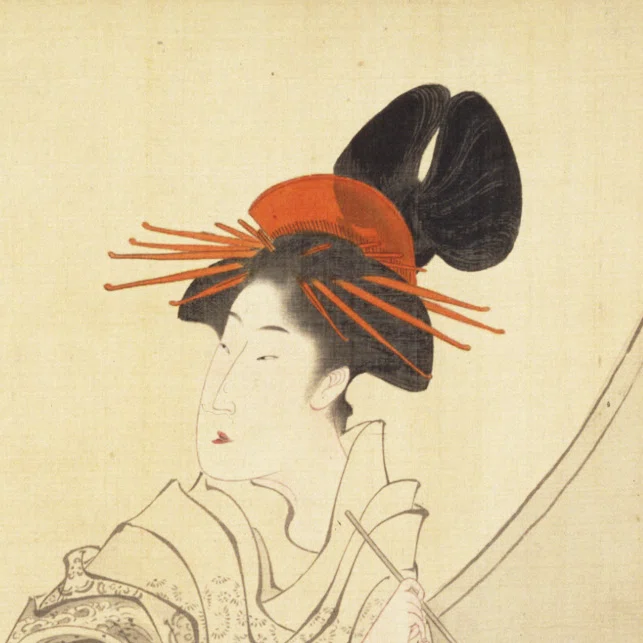 熟覧！ 歌川豊広「楼上の芸妓図」作品と表装 附、年代推定について