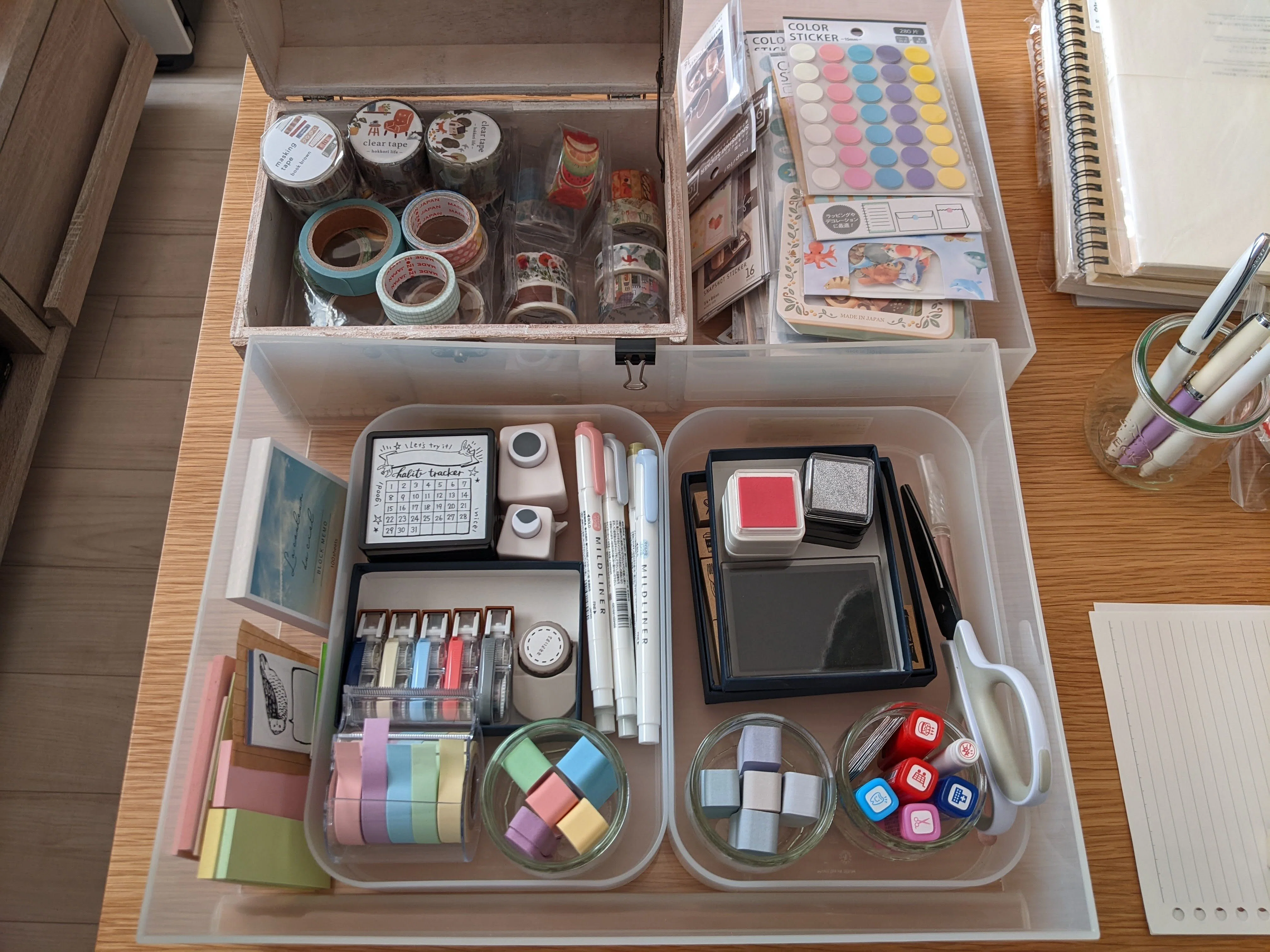 ためこんだ文具を使いやすく整えたらうっきうきになった｜くら