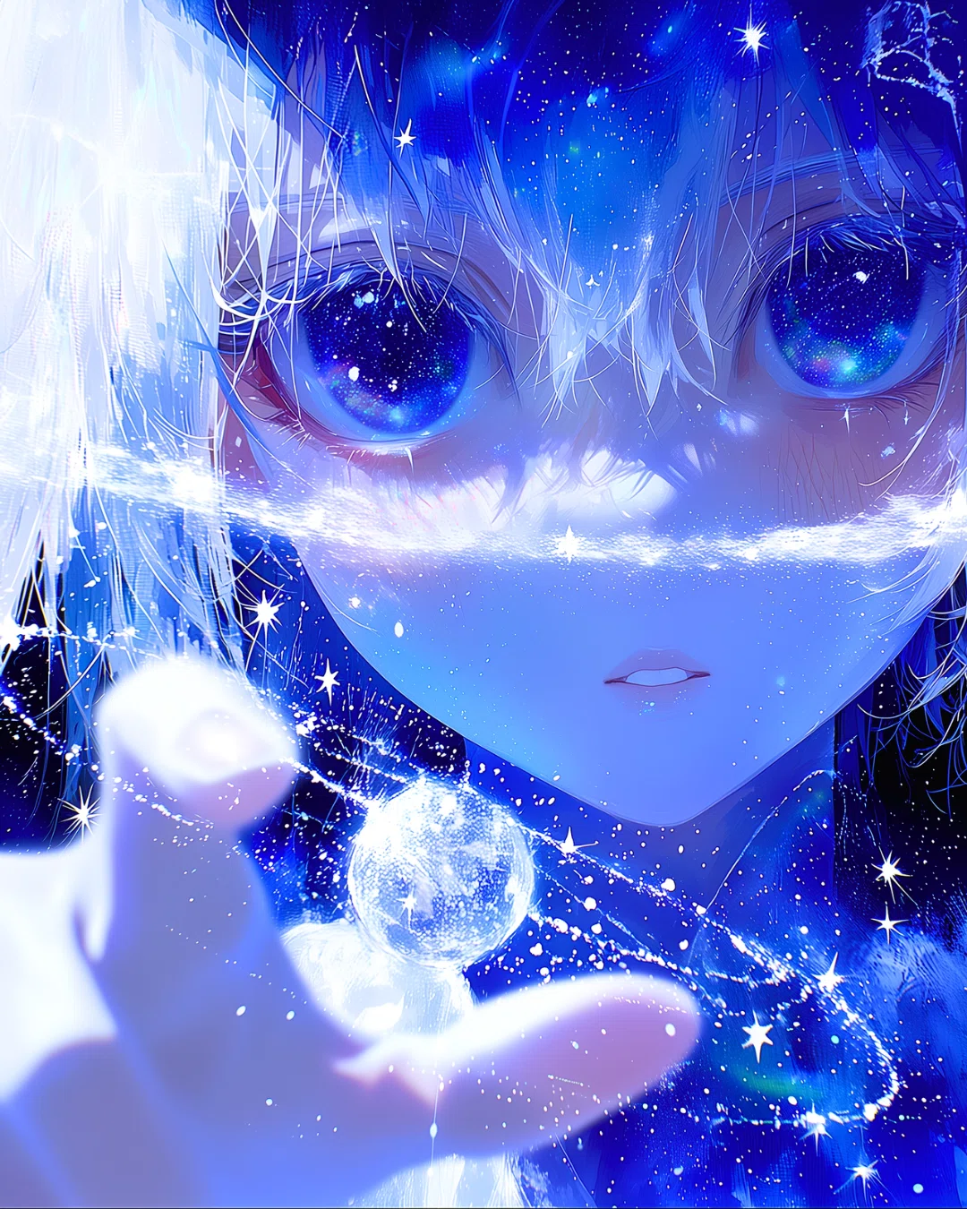天体観測の夜に︰たとえ夜空に星座が見えなくとも【画像生成AI / 4コマ
