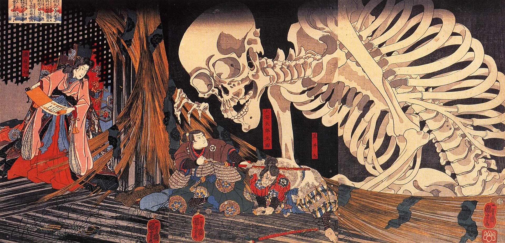 ドクロを描いてみました 江戸のパンク絵師、歌川国芳｜arthiwa
