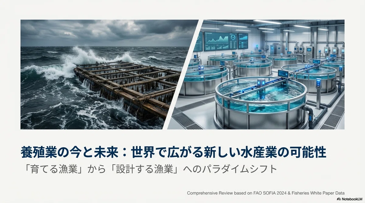 ⑦養殖業の今と未来―世界で広がる新しい水産業の可能性｜おなか
