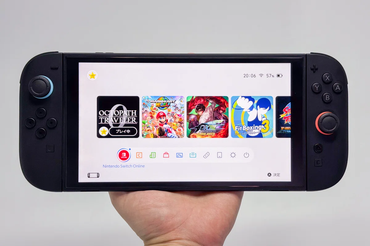 Switch2の携帯モードで腕が疲れる問題、グリップ付きケースで解決した
