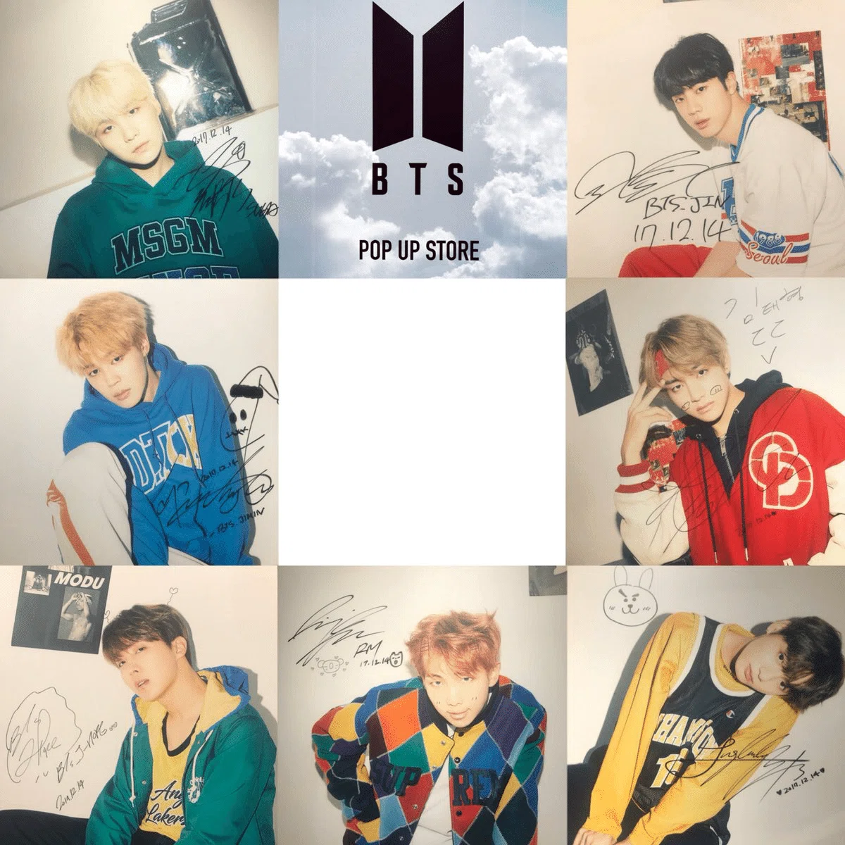 BTS 渋谷109コラボ クリスマストレカ 防弾少年団(BTS) - BTS 渋谷109 