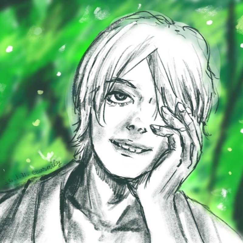 色鉛筆風0131_2｜エカレエリ@詩-絵-自主制作