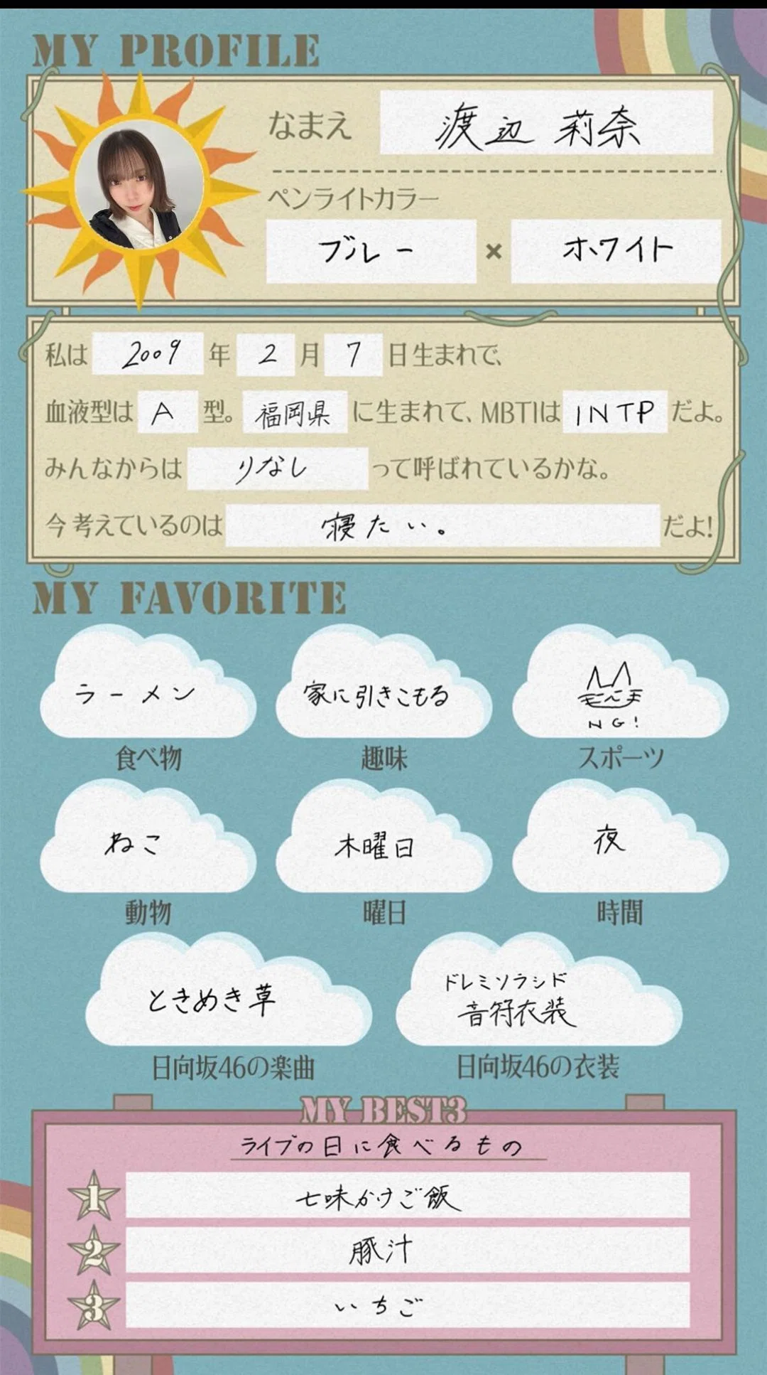 事情有プロフページ プリクロ】PROFILE CARD（Twitter用）【配布＆書き方】 | むぅちの日記