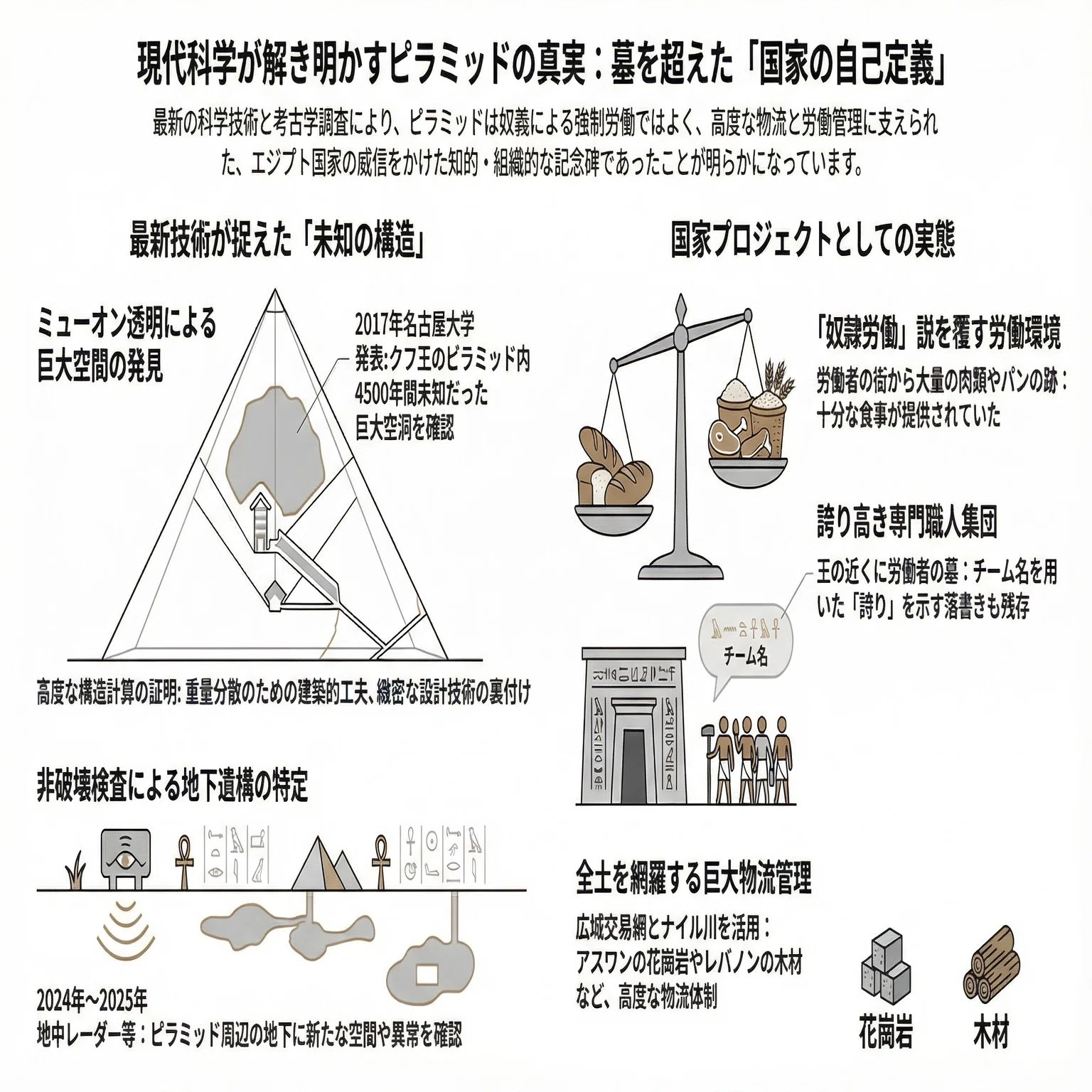 最新科学が解き明かす「ピラミッドの意味」――それは王の墓である前に