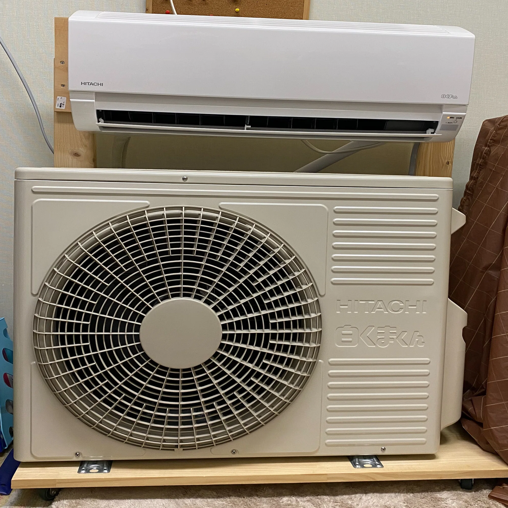 日立エアコン 白くまくん AJシリーズ室外機 RAS-AJ40K2の分解調査 14畳 