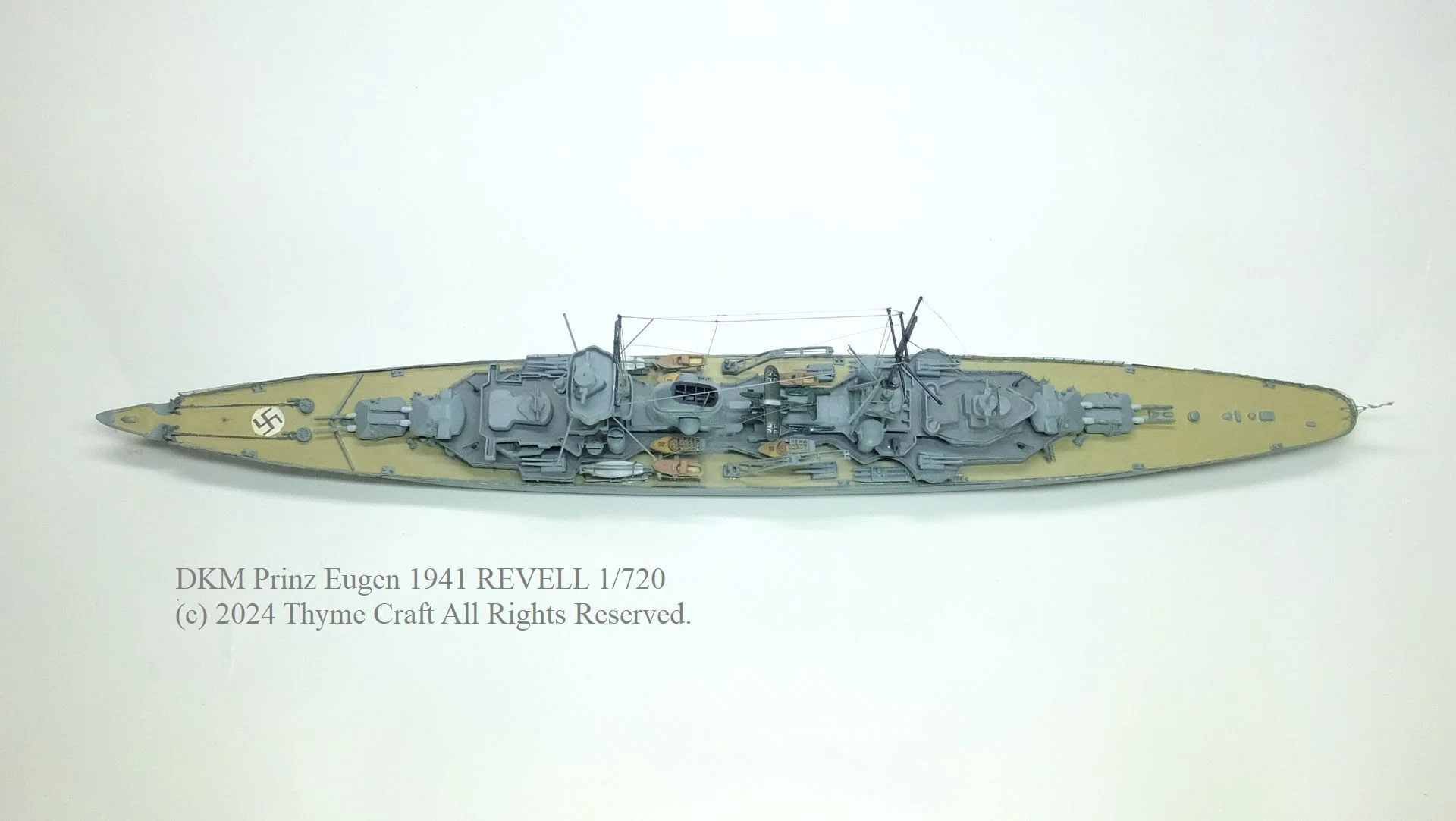 DKM Prinz Eugen 1941 ドイツ海軍重巡洋艦 プリンツオイゲン (Revell 1
