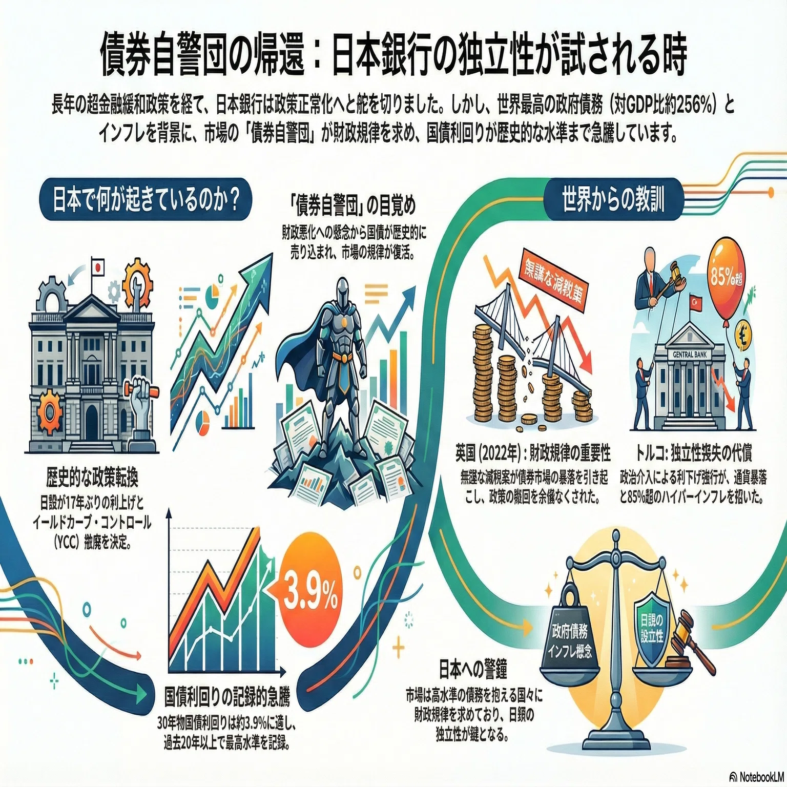 日本銀行：独立性への攻撃と債券自警団の復活｜Hafnium