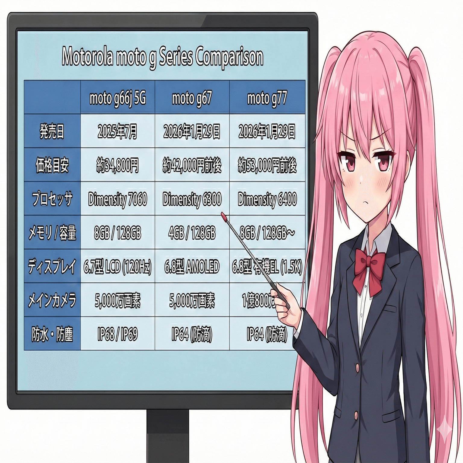 2026年のモトローラスマホ新モデルが発表されました｜ゆあ