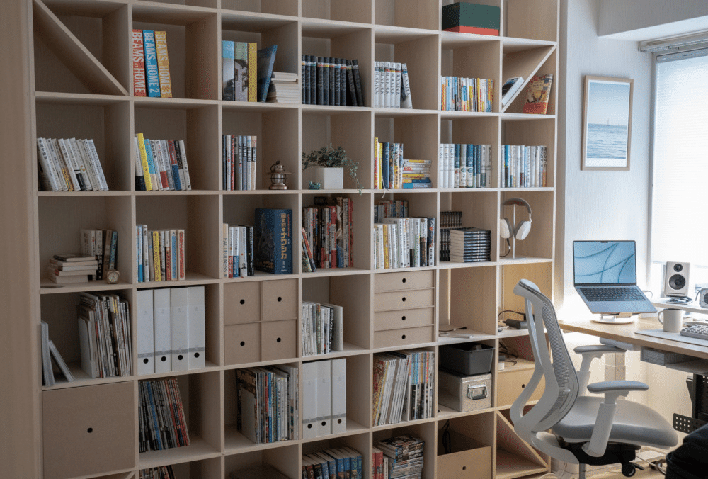溢れる本を「壁」に変える。一生モノの書斎を作ってくれた、margherita