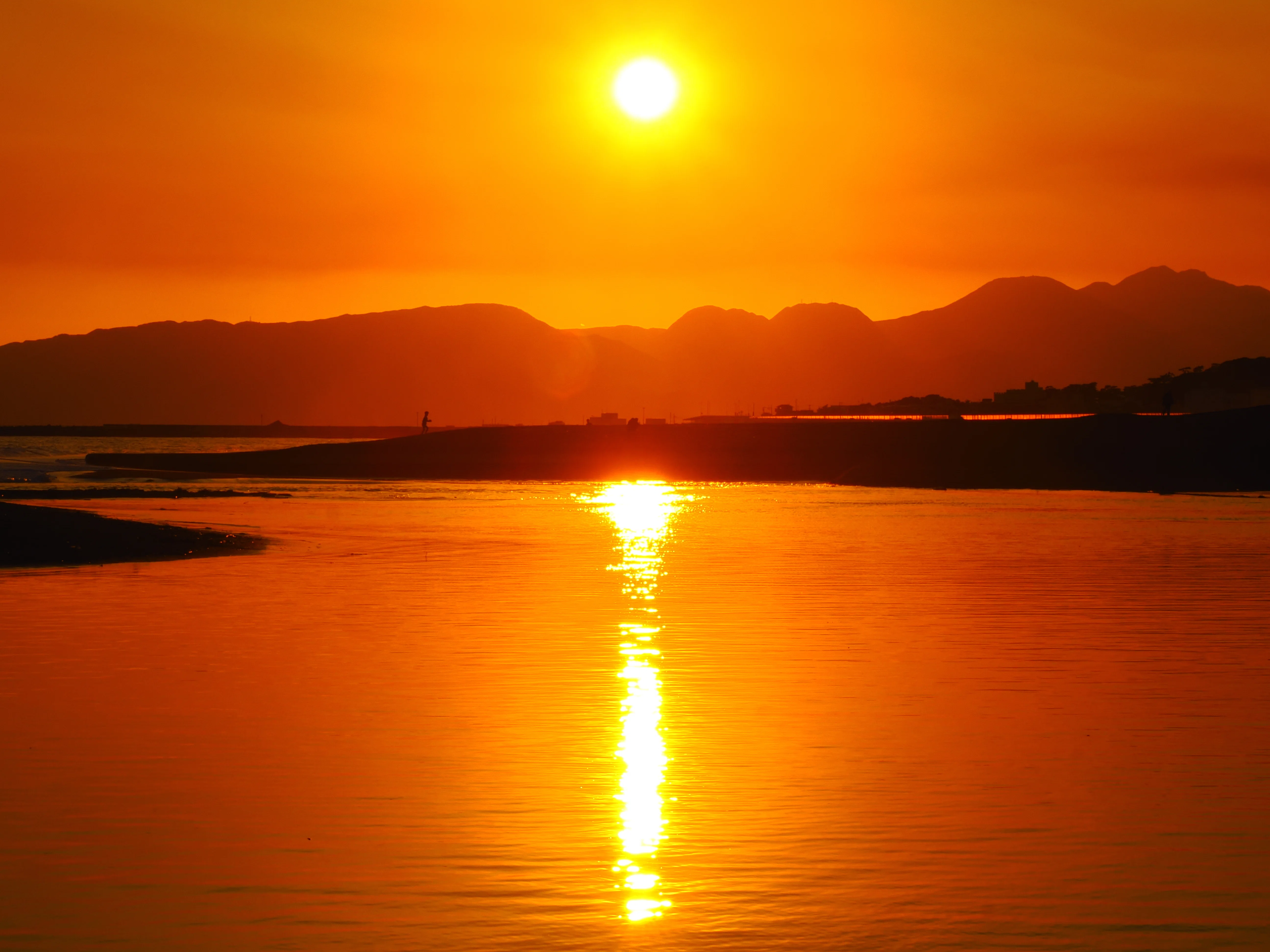 平塚26｜平塚海岸からの夕日｜kose0820