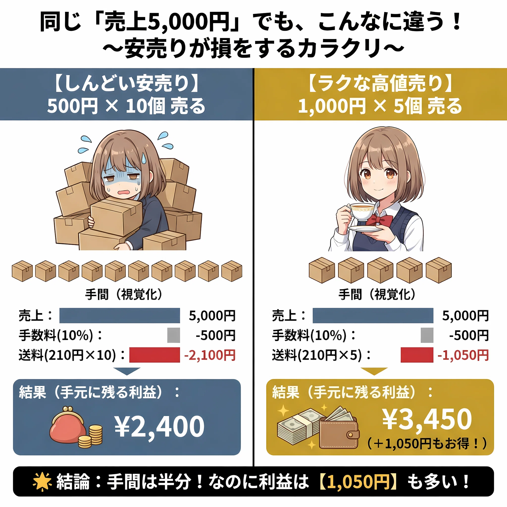 いいね」がついたら値上げ。他人に振り回されないためのメルカリ出品術