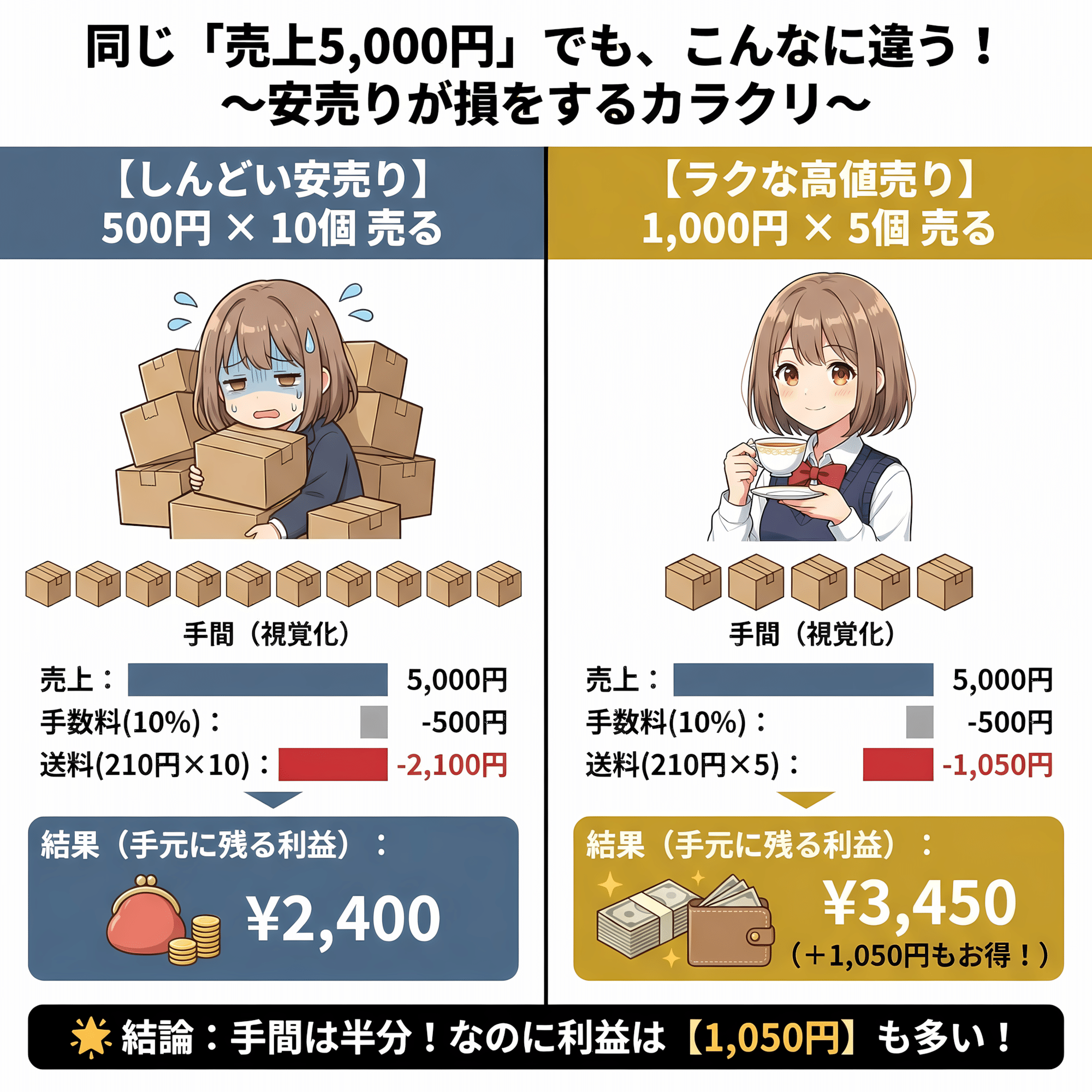 いいね」がついたら値上げ。他人に振り回されないためのメルカリ出品術