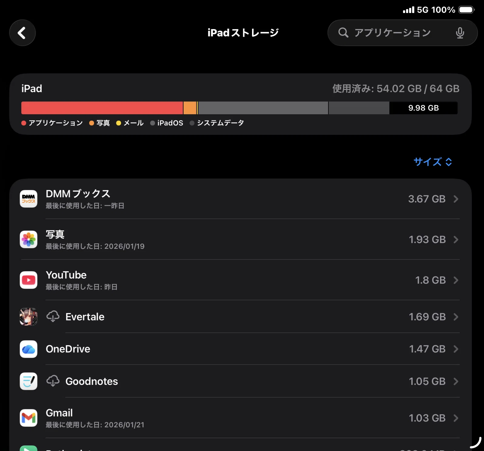 295.ガジェット】iPad miniストレージ容量64GBでは足りなかった 