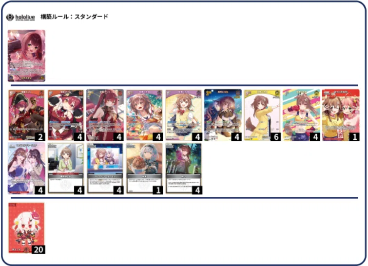 ぺこら推しころねカリオペ　デッキ　ハイレア デッキ解析】推しぺこらころねカリオペデッキのすゝめ【ホロライブ
