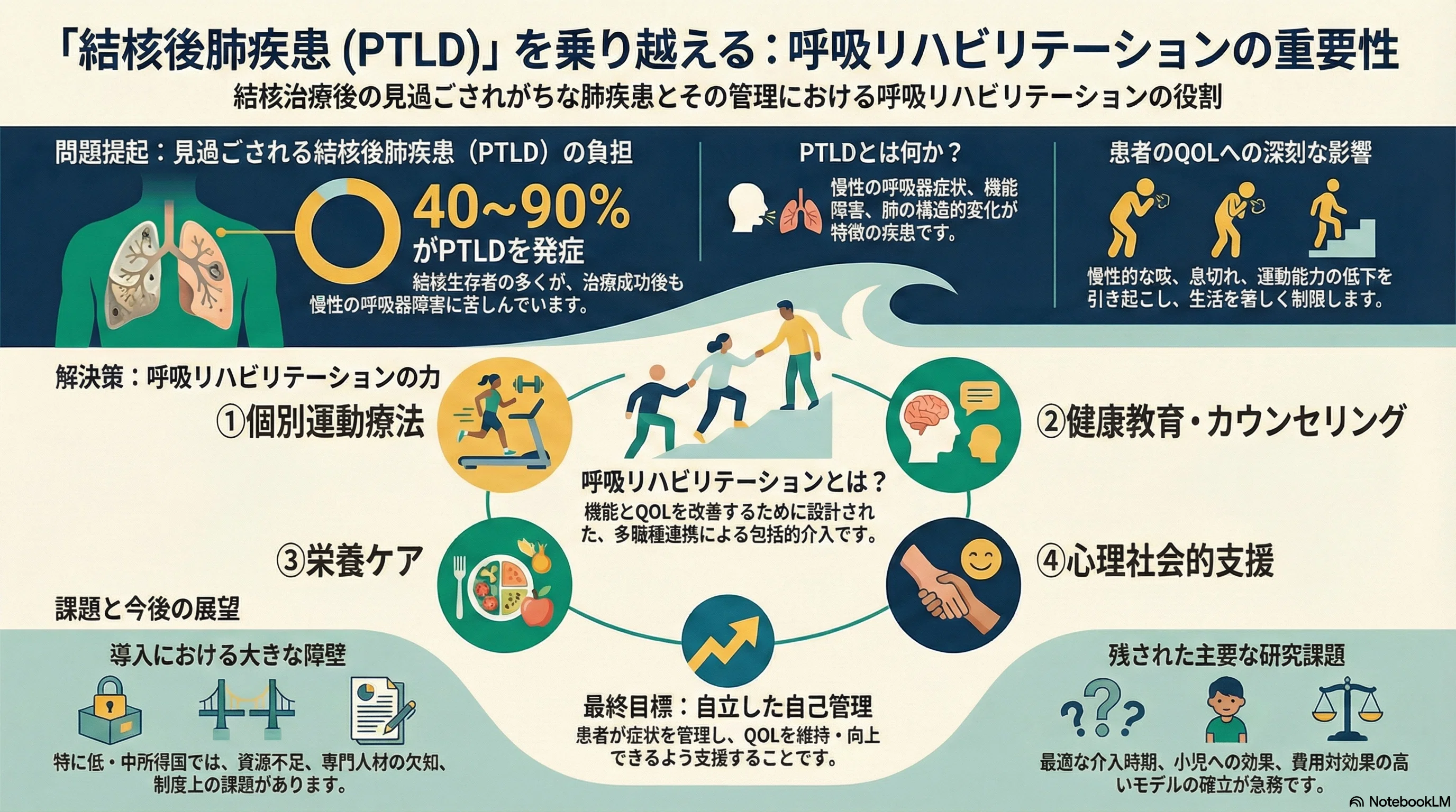 結核後肺疾患 (PTLD)とリハビリテーション｜Makisey
