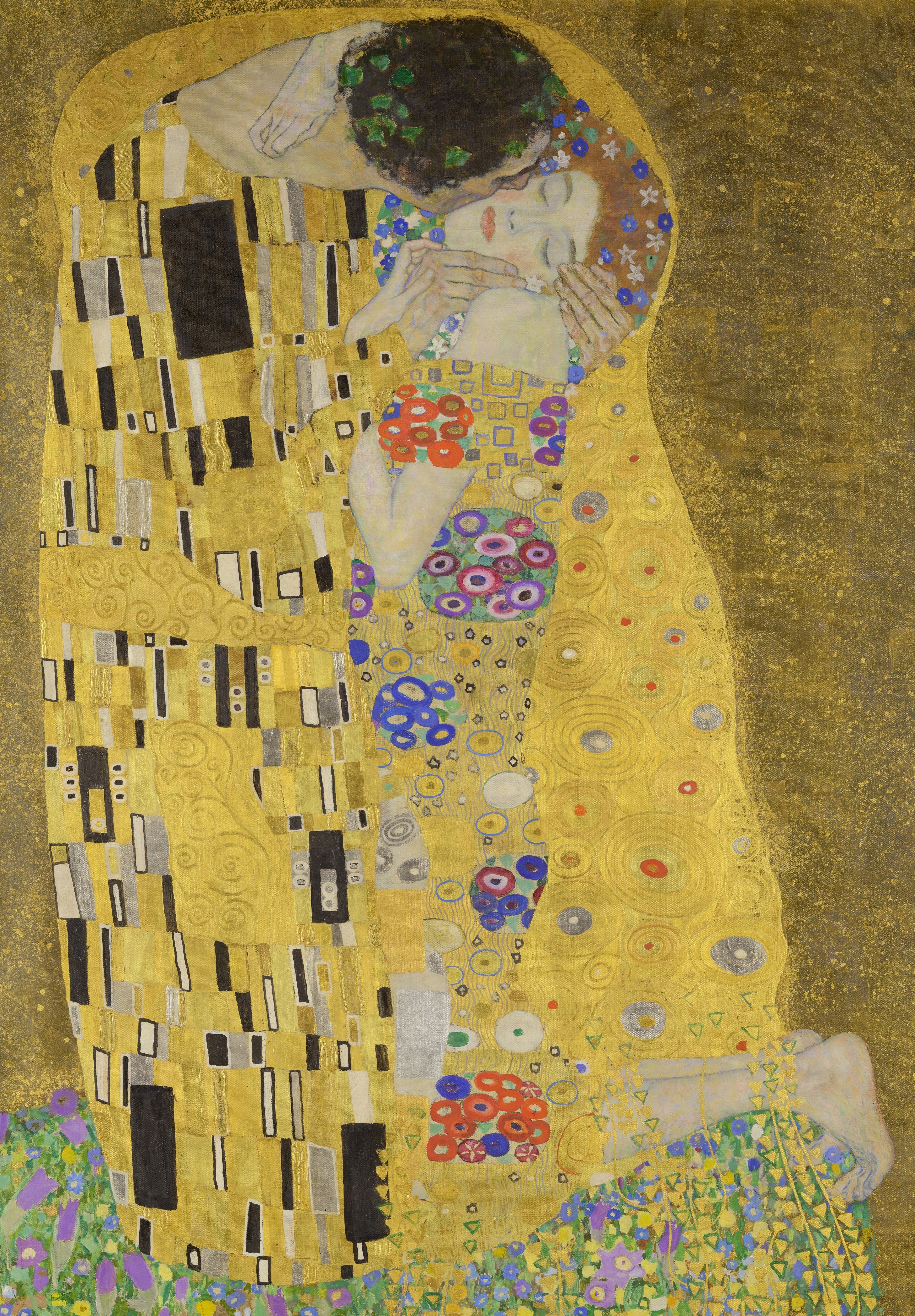 黄金の愛か、死の淵の絶唱か。クリムト『接吻』に秘められた「幾何学