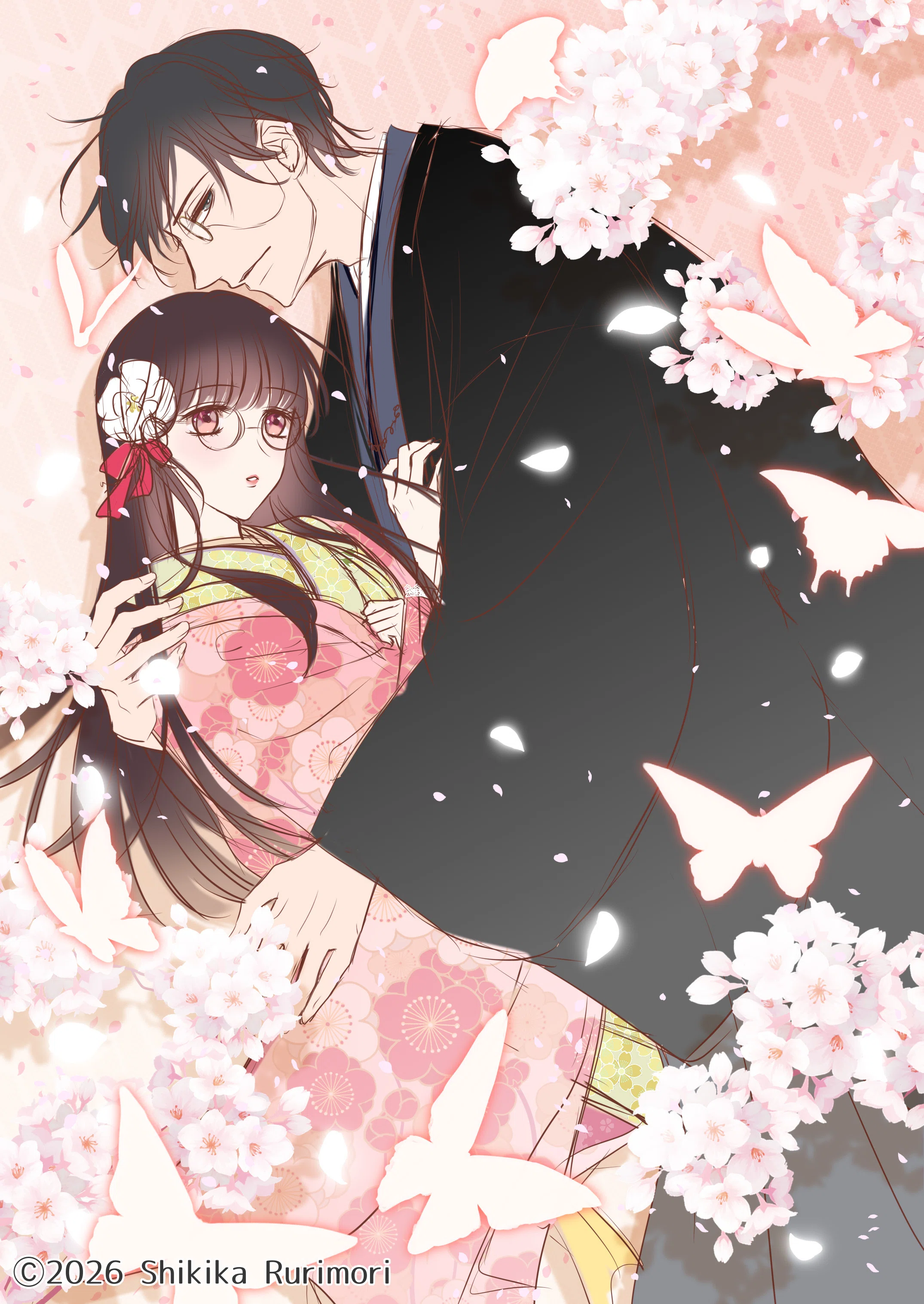 イラスト】小説表紙風｜瑠璃森しき花