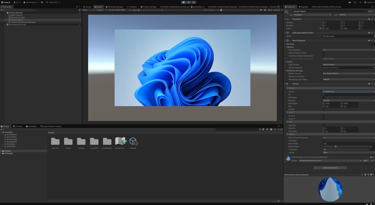 【Unity】Unity内でディスプレイ画面を表示する方法|chartier, Ph.D. - しゃる