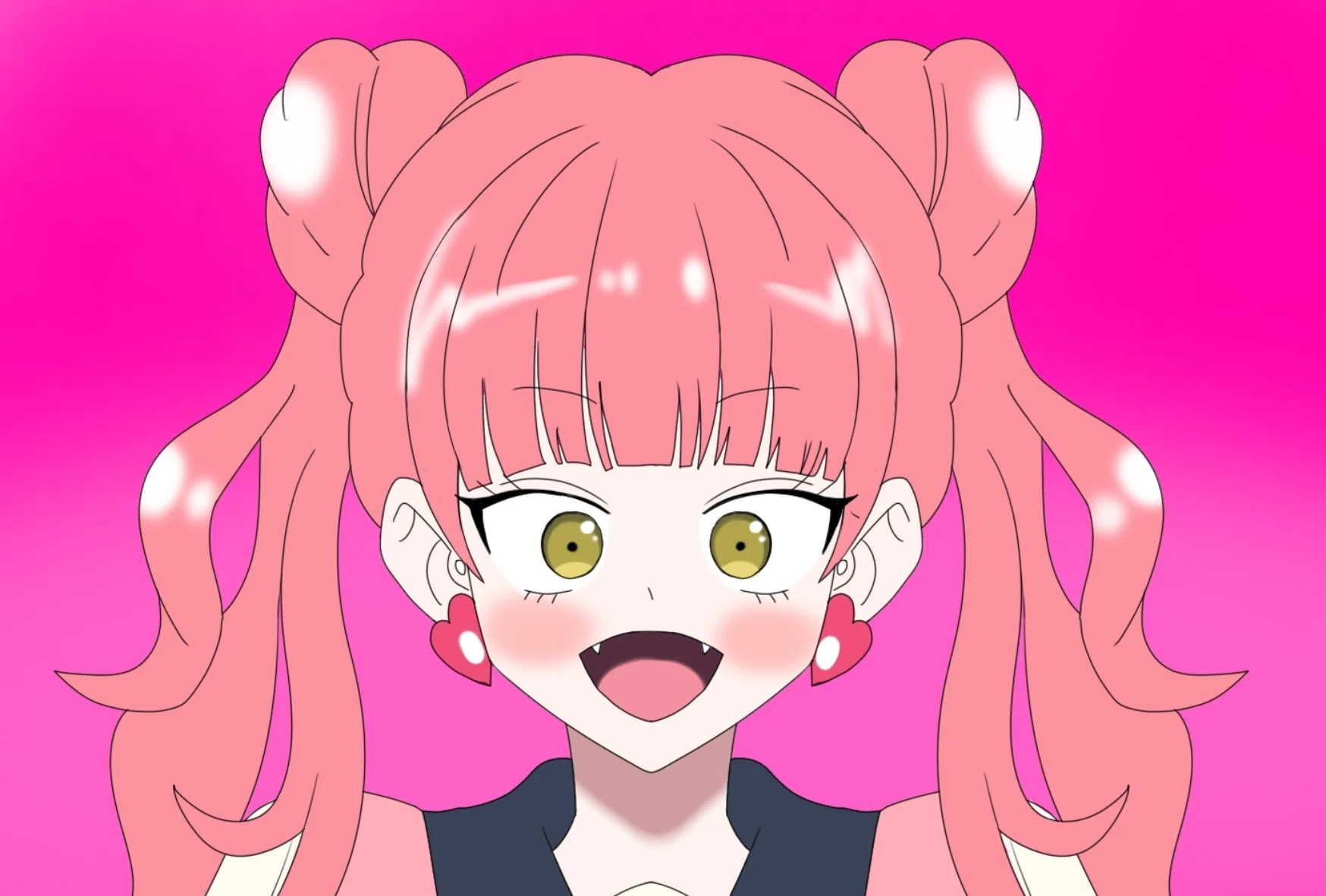 2月2日はツインテールの日で、お団子ツインテールの鈴木みゆちゃん