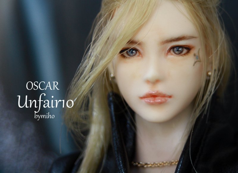 1/6カスタムドールヘッド☆UNFAIR10 ☆OSCAR☆ bymiho☆六分の一男子