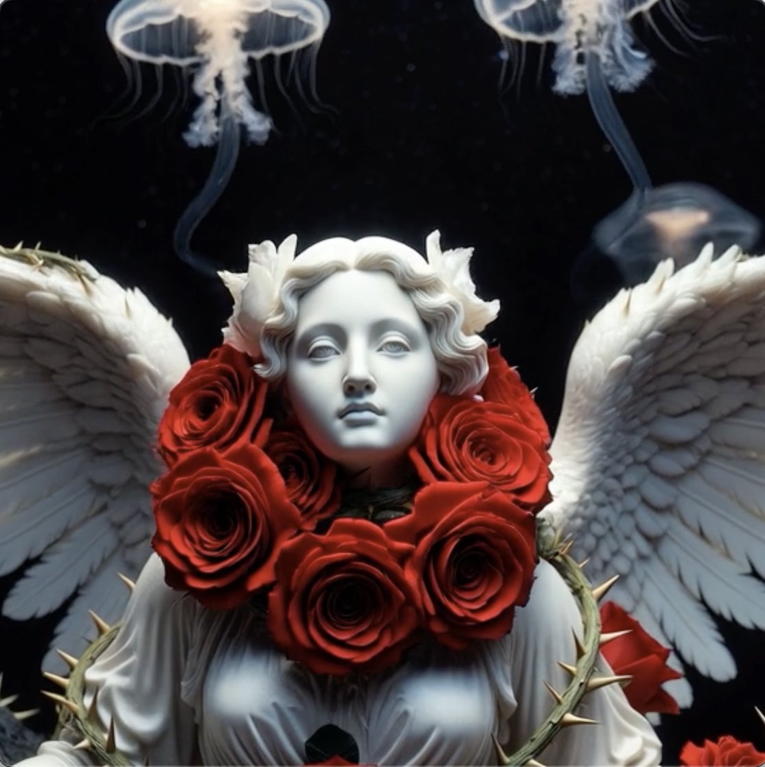 薔薇と天使001_Remix｜俵屋年彦