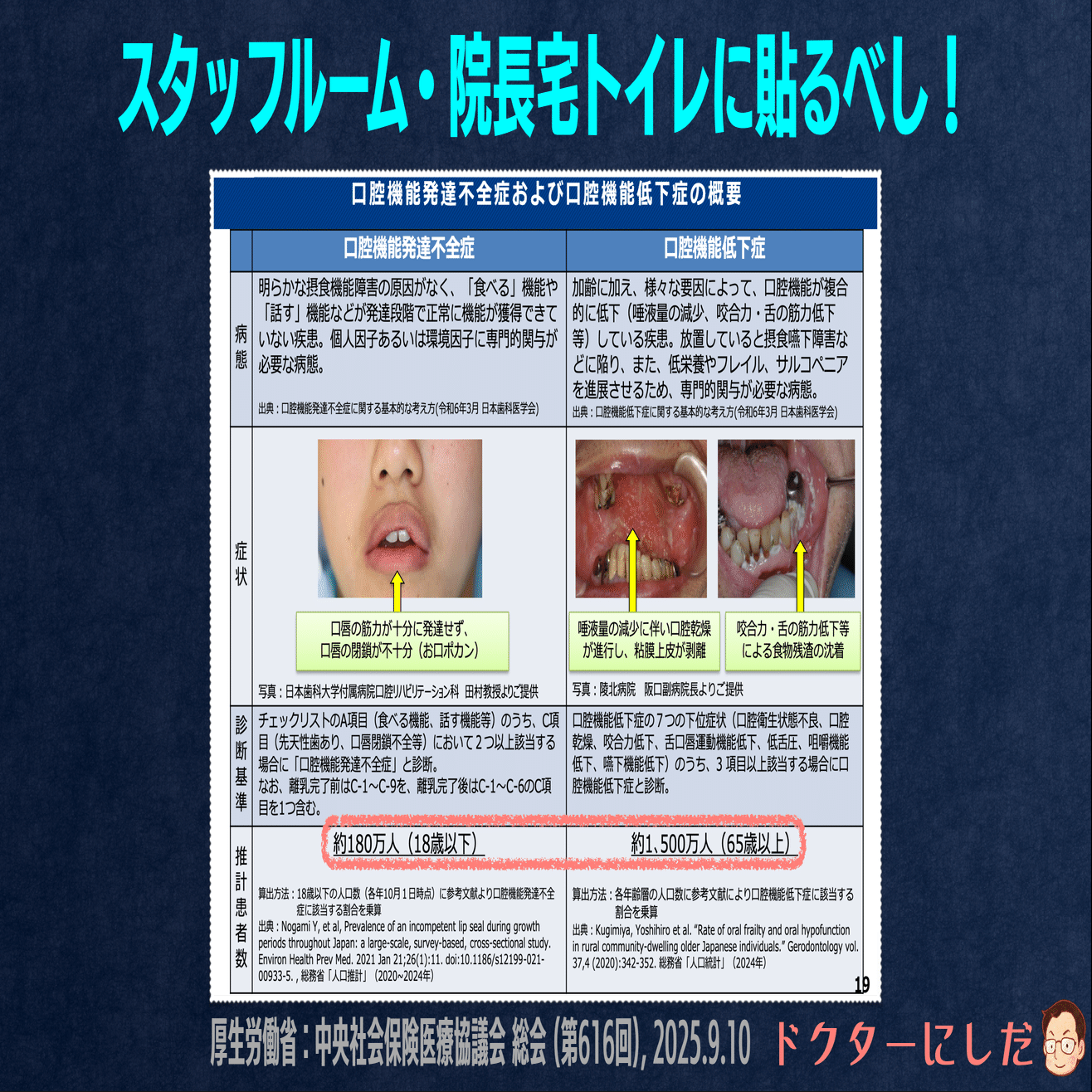 国が小児と高齢者の「口腔機能管理」に注力する理由｜ドクターにしだ