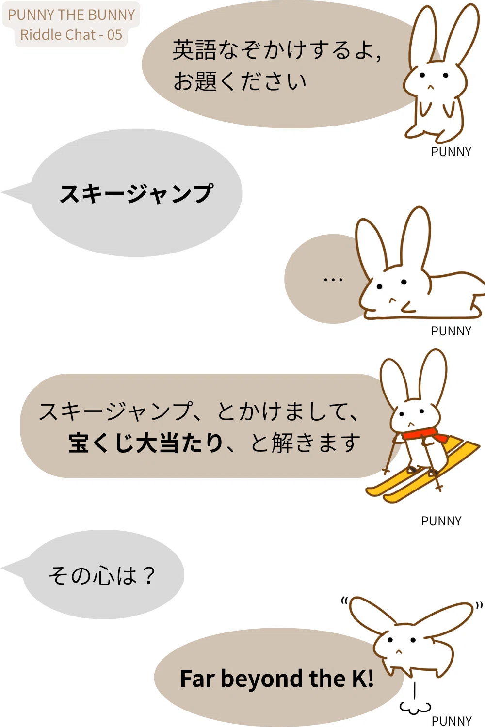 英語なぞかけ105】なぞかけ×スキージャンプ｜英語あそび|わなたく